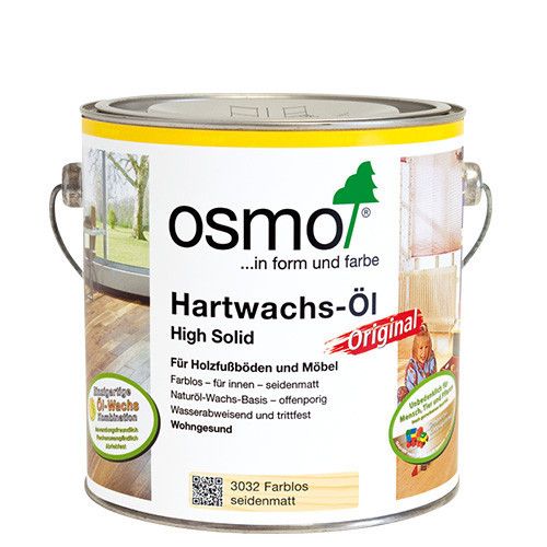 Osmo oil. The beautiful natural finish on your new wooden floor.
